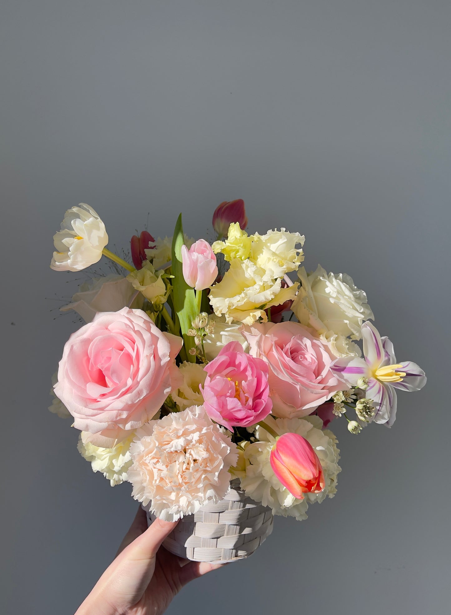 Spring Pastel in Basket