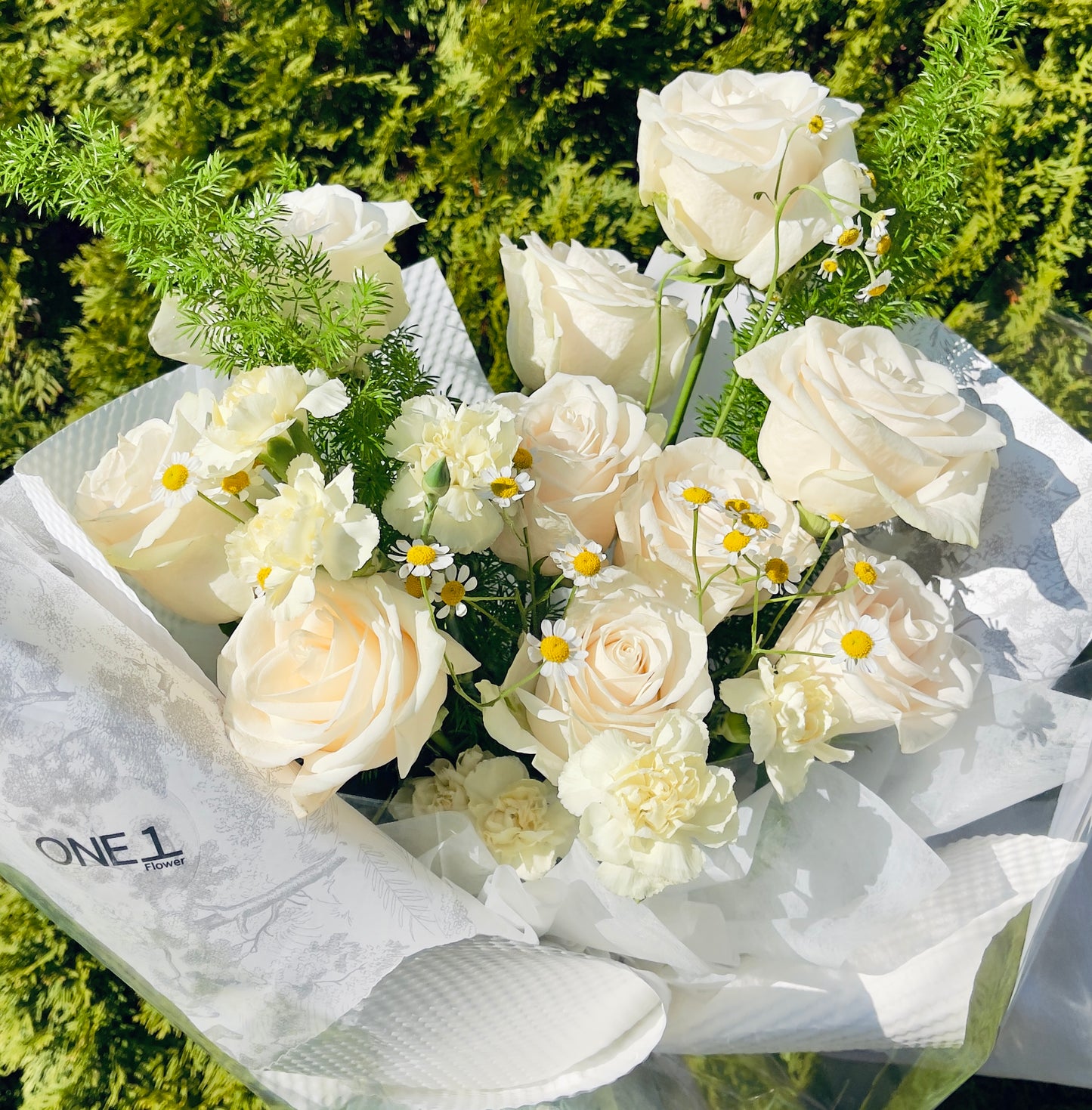 Rose Pink/Cream Bouquet