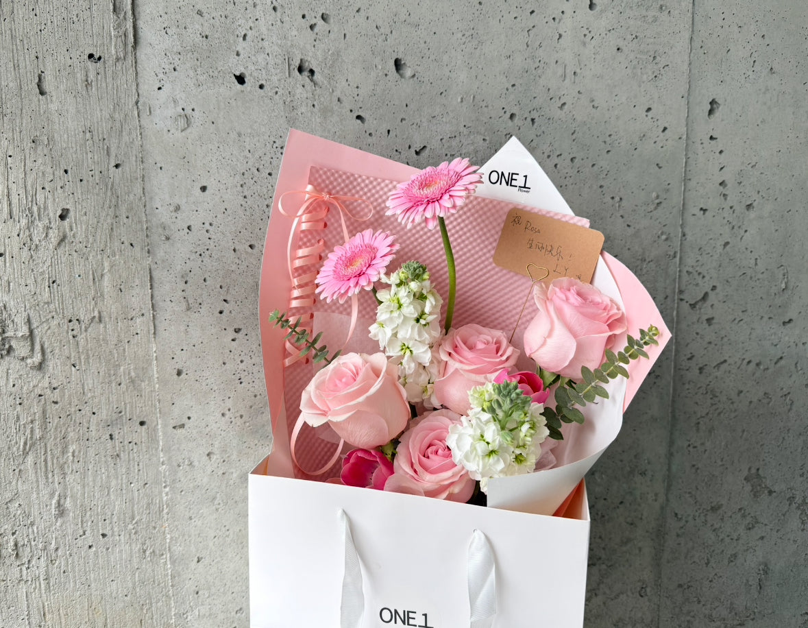 Ribbon Rose Bouquet 2
