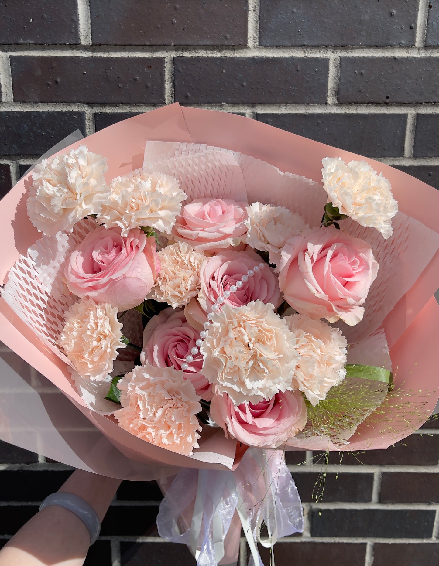 Pinky Novia Bouquet