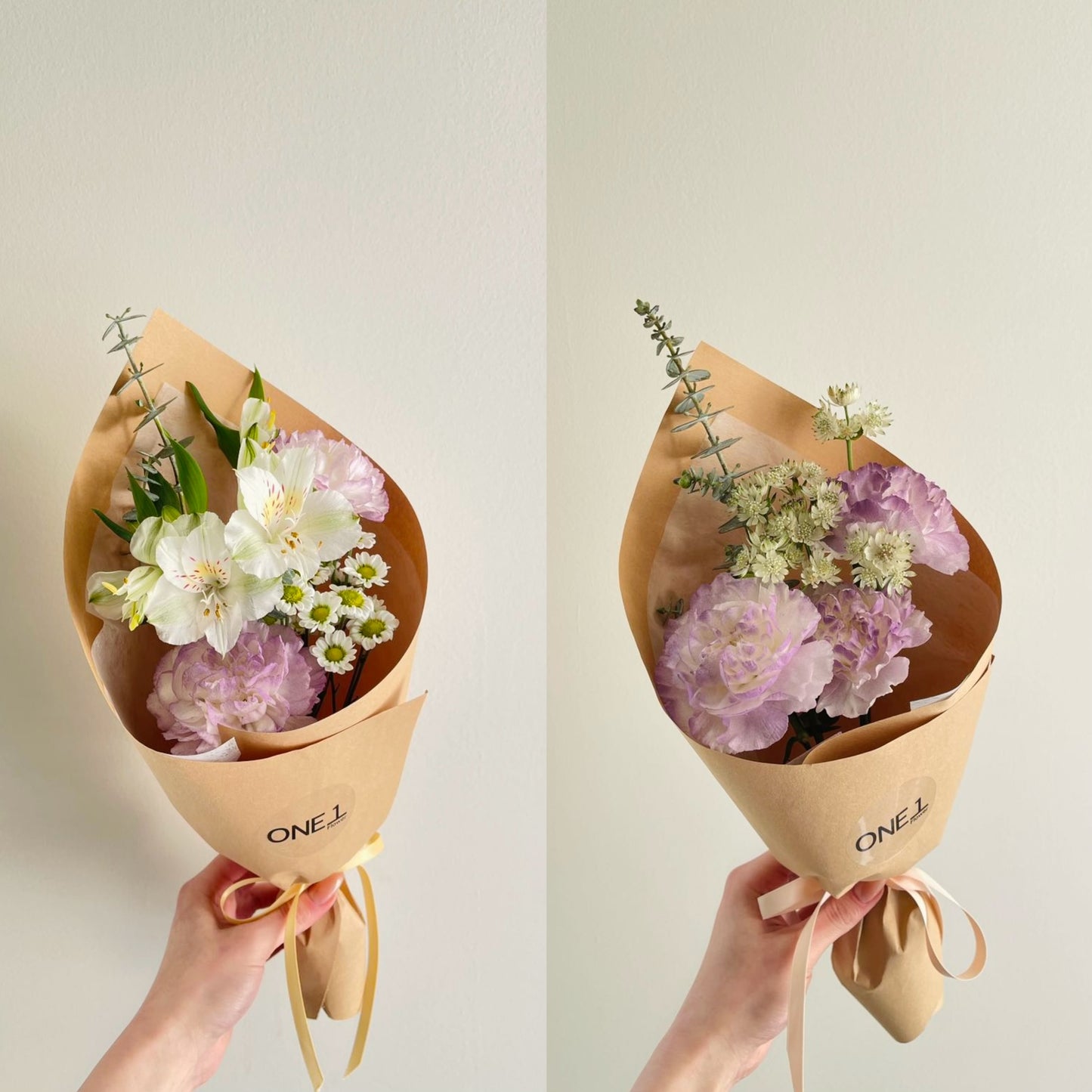 Mini Carnation Bouquet (purple)